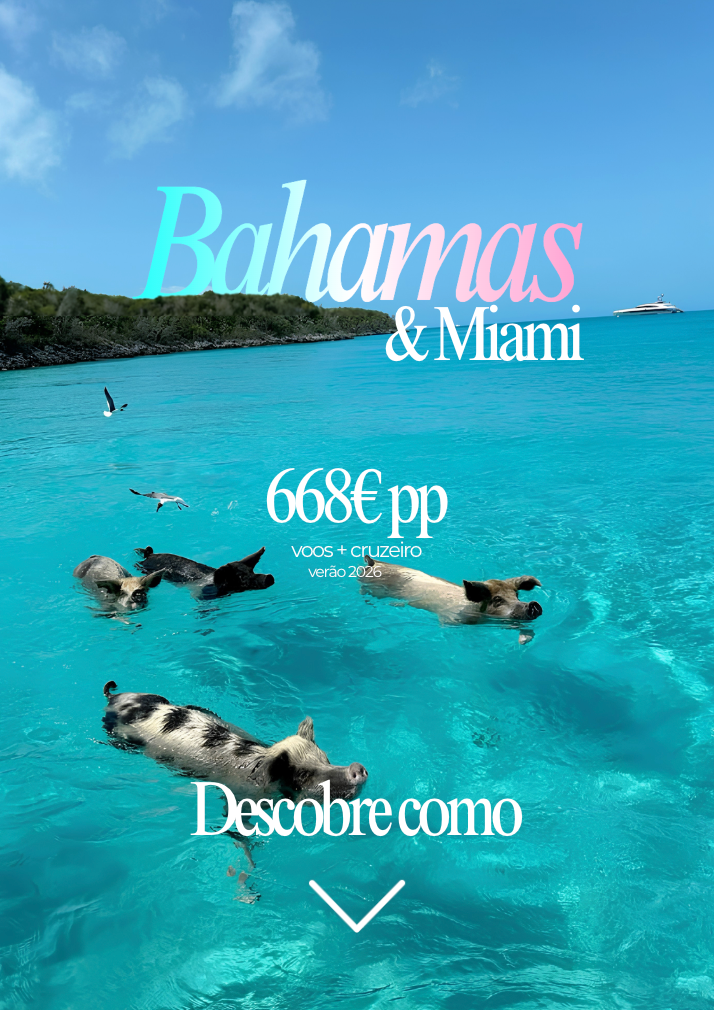 Cruzeiro Bahamas + Miami a 668€pp